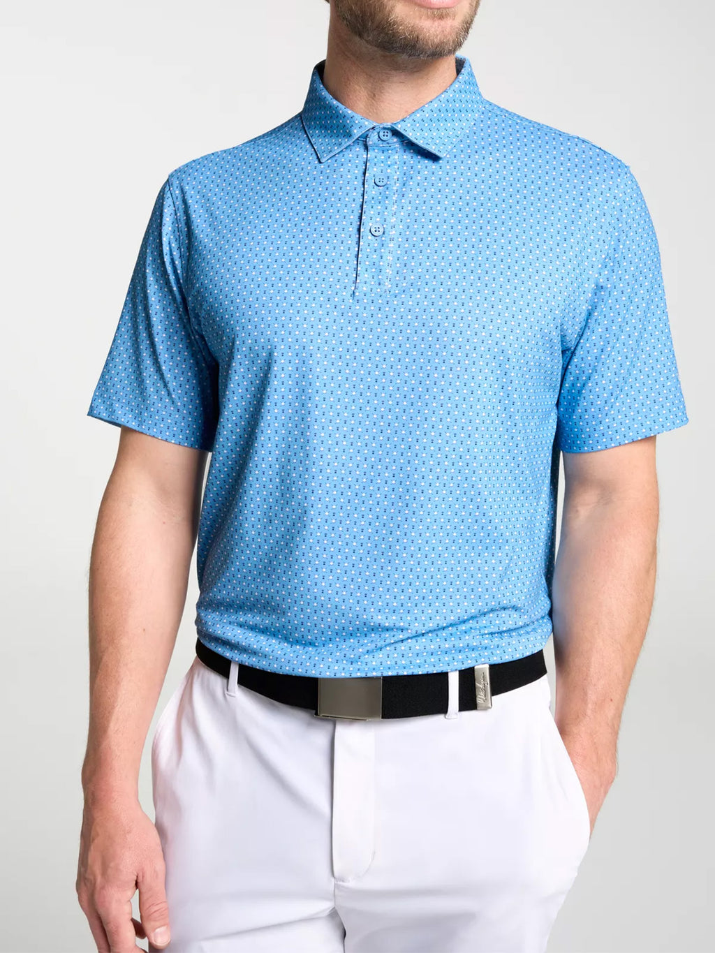 Men's Performance Print Golf Polo