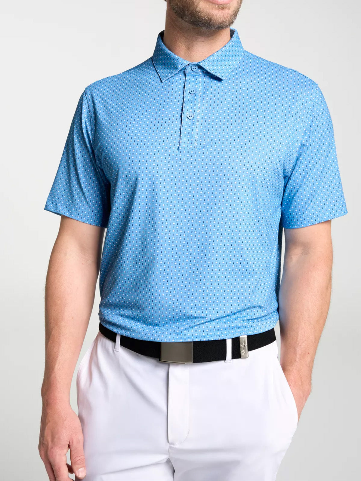 Men's Performance Print Golf Polo