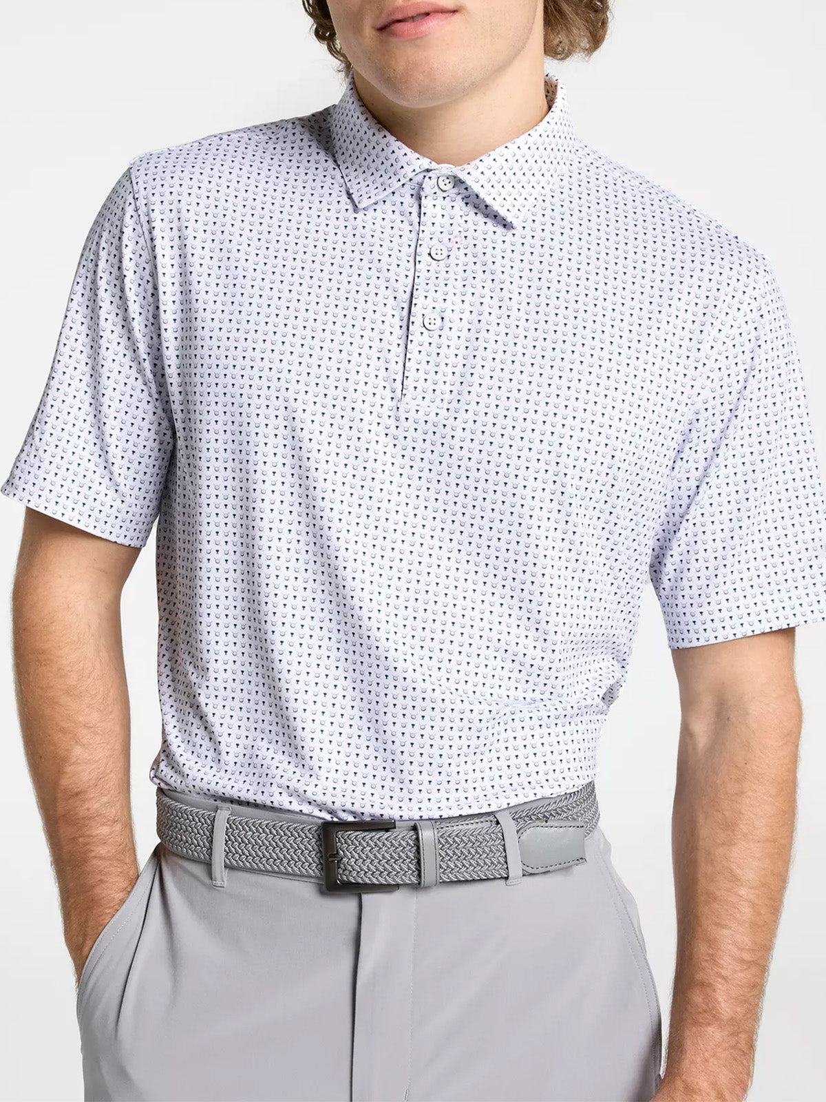 Men's Performance Print Golf Polo