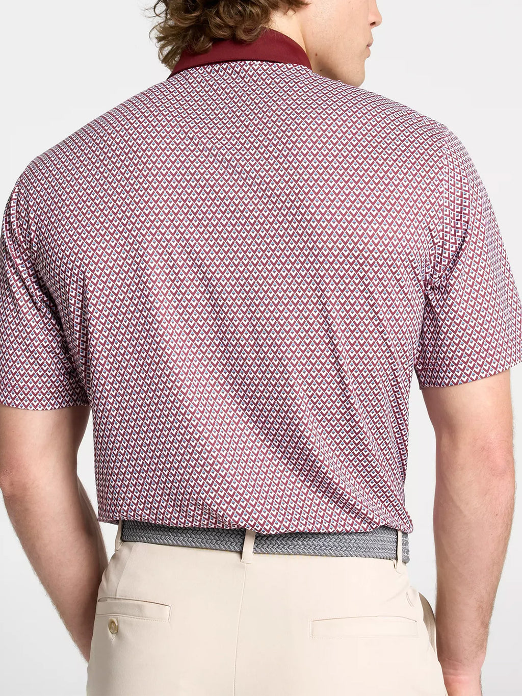 Men's Performance Print Golf Polo