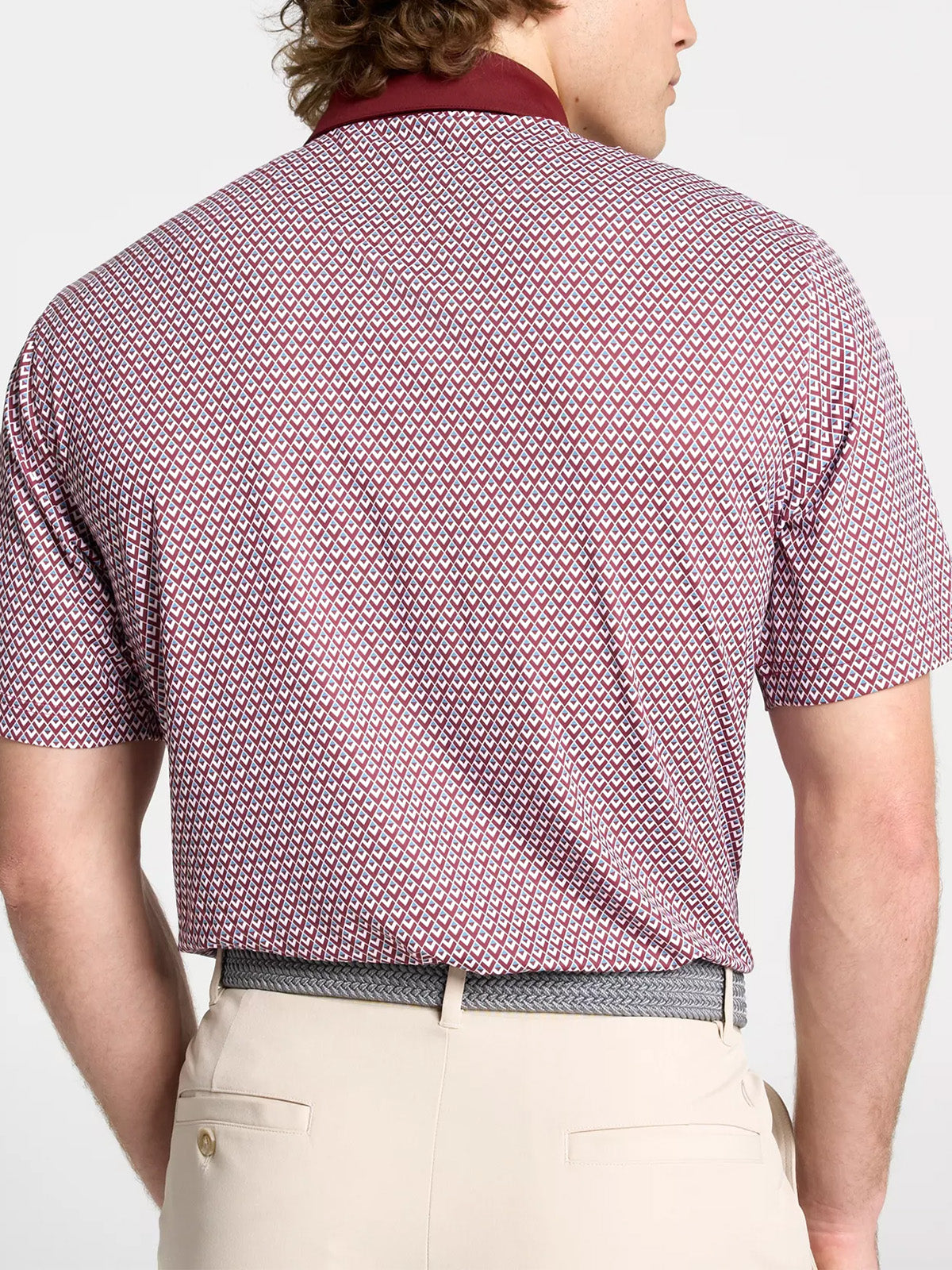 Men's Performance Print Golf Polo