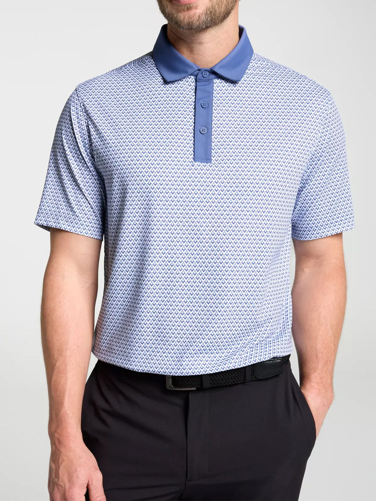 Men's Performance Print Golf Polo
