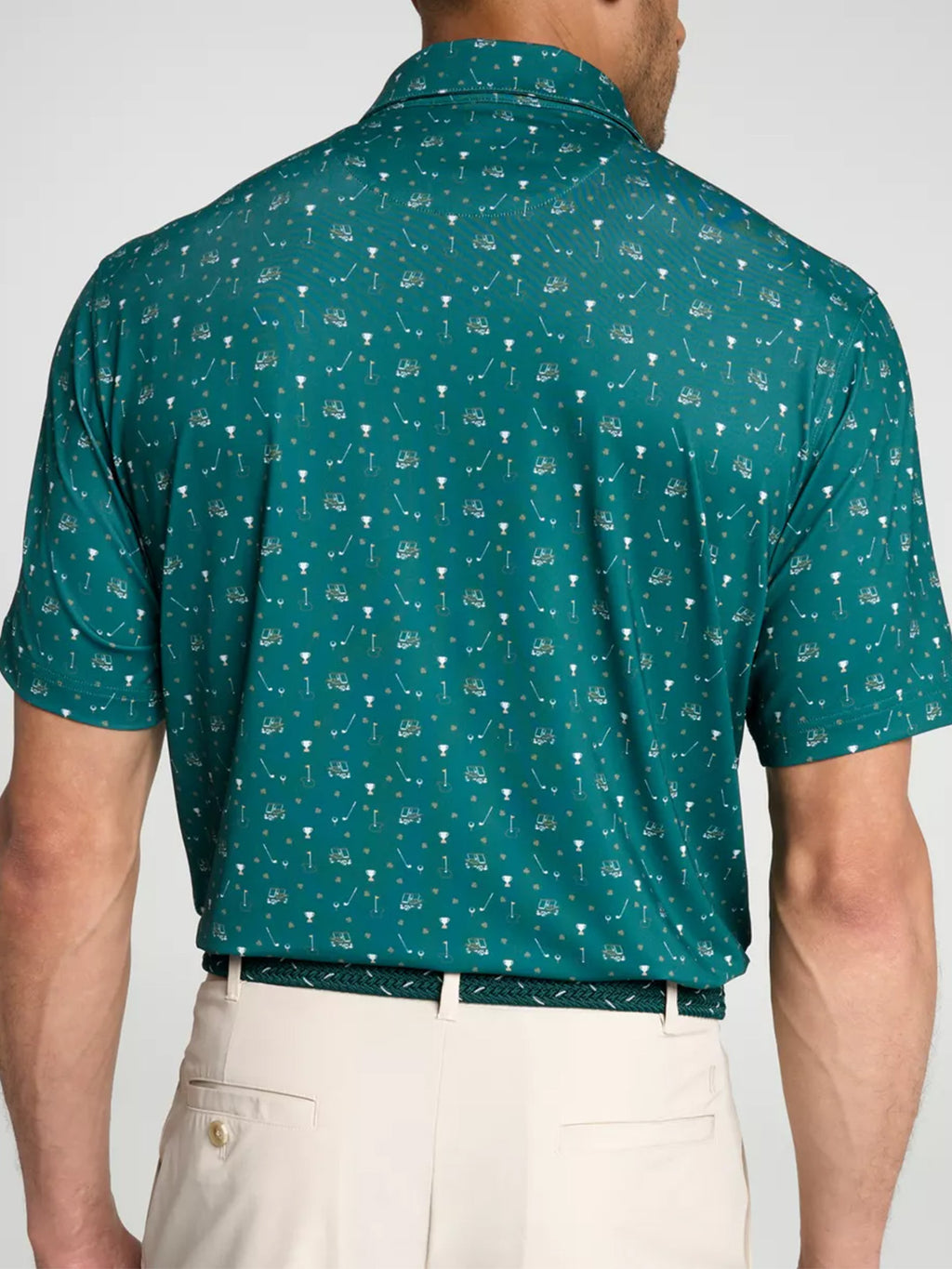 Men's Performance Print Golf Polo