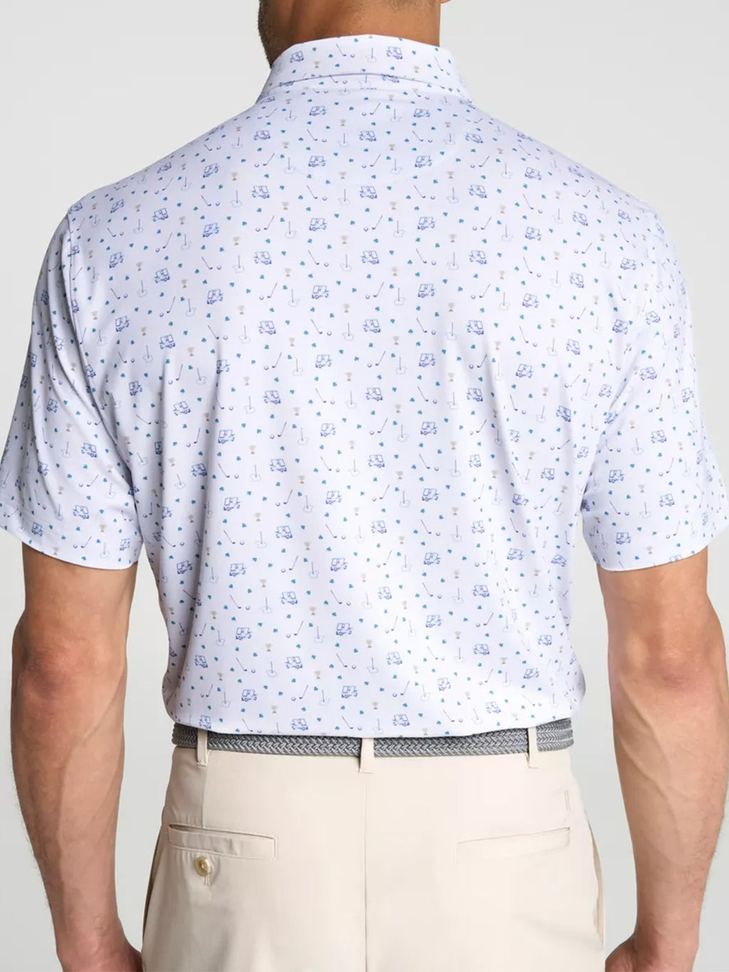 Men's Performance Print Golf Polo