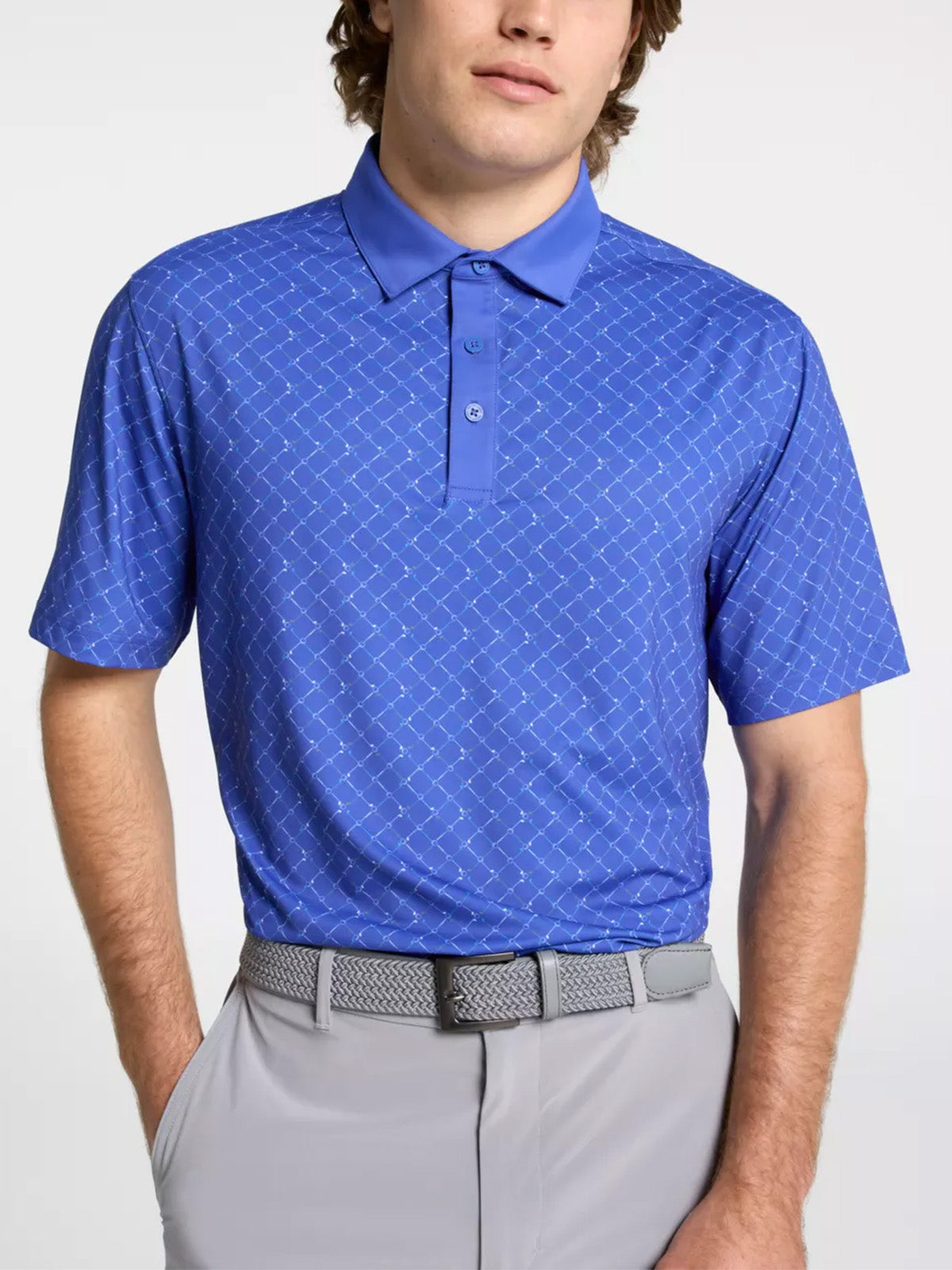 Men's Performance Print Golf Polo