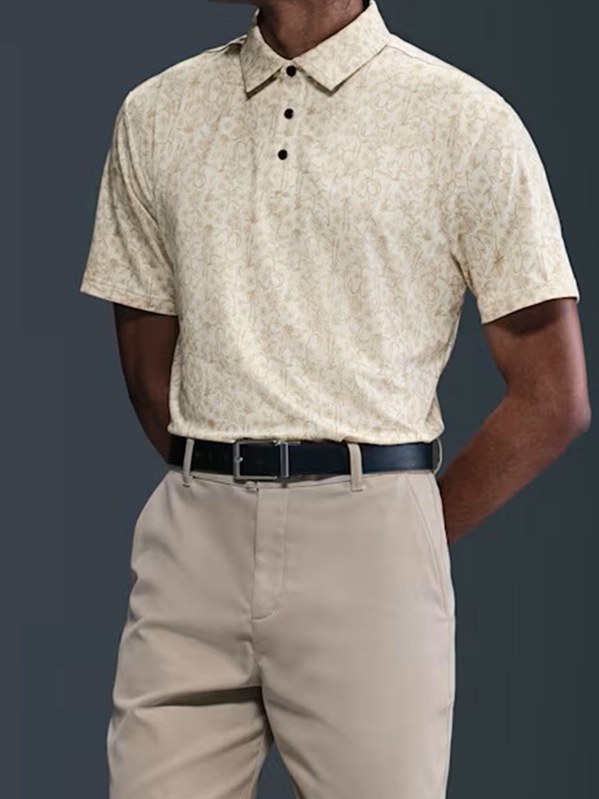 WILDFLOWER PRINT POLO