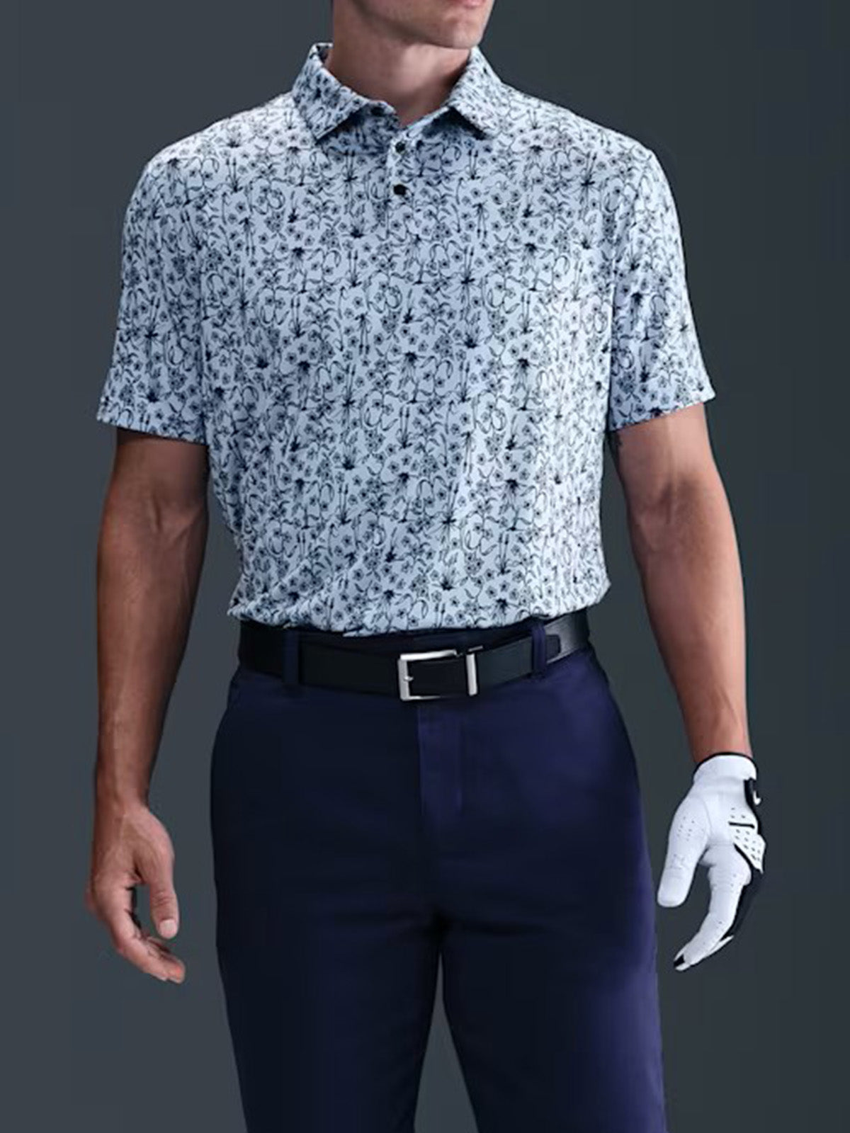 WILDFLOWER PRINT POLO