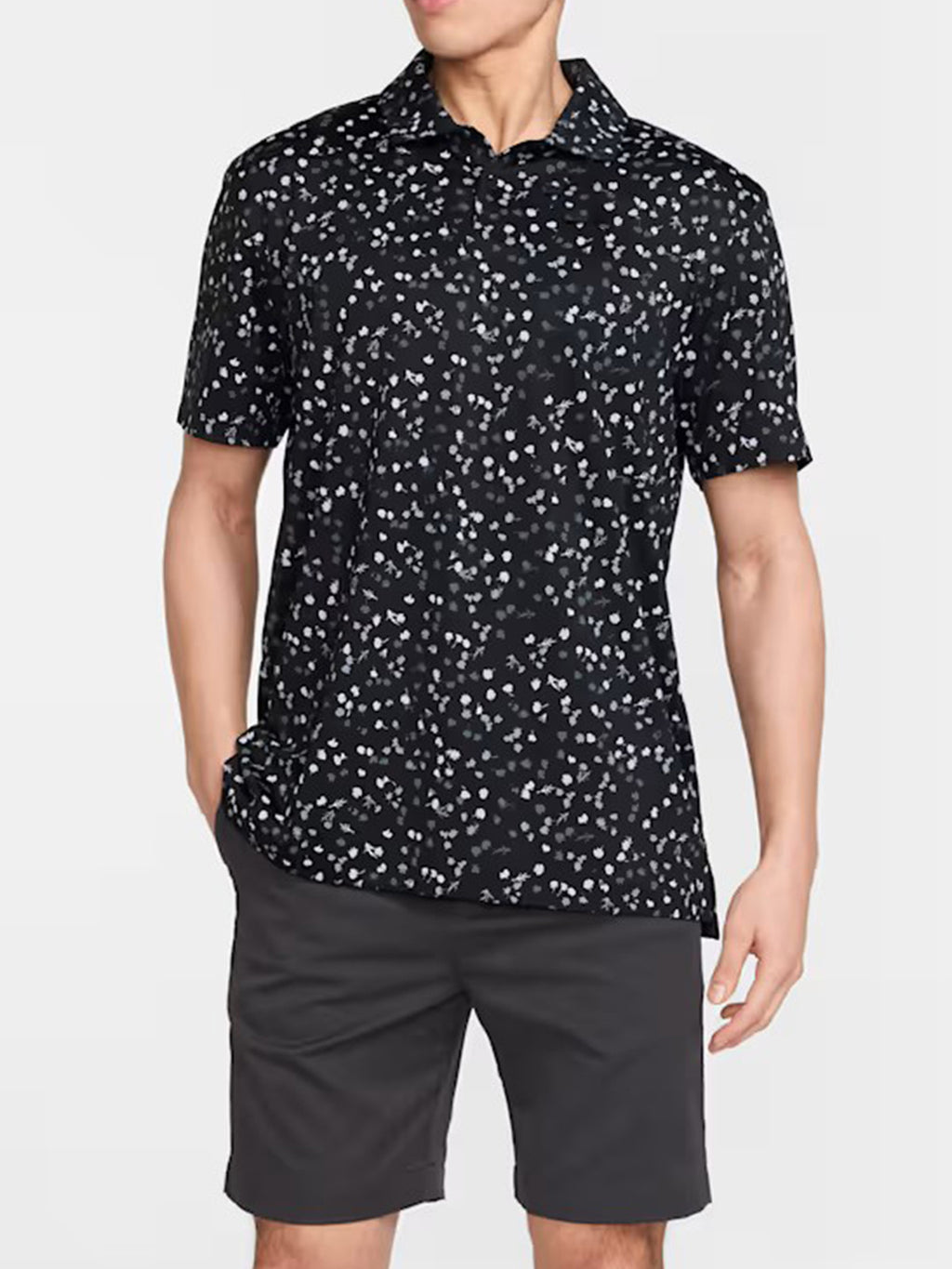 MEN'S FLORAL GOLF POLO