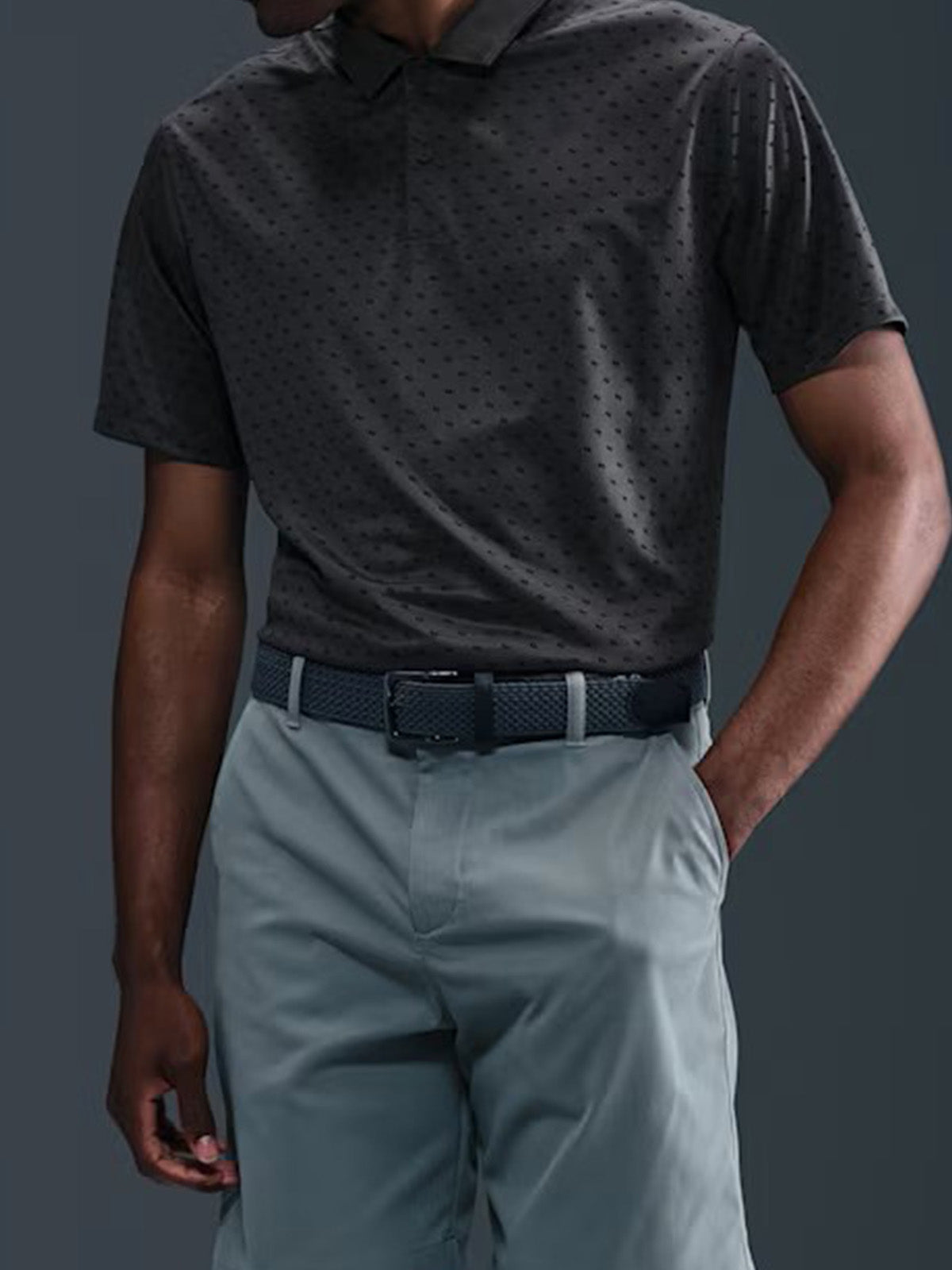 WHISPER DOT PRINT POLO