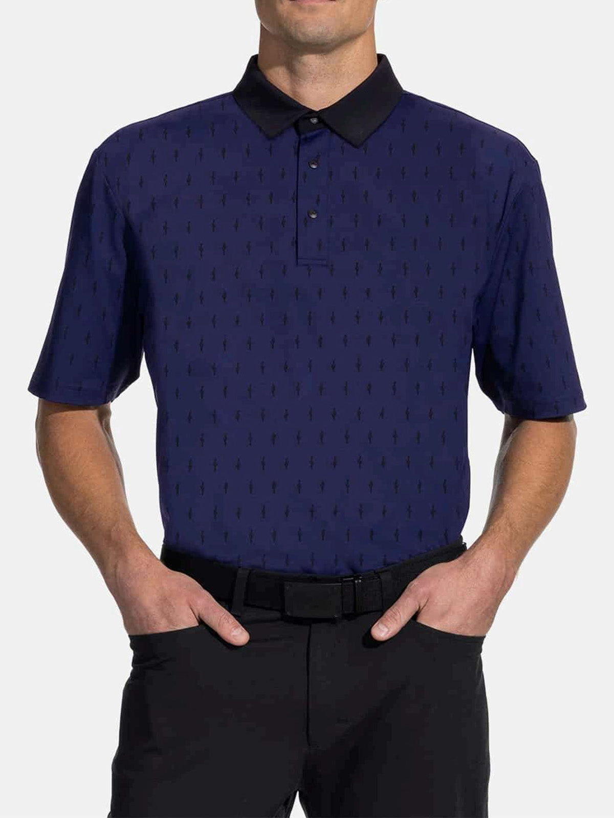 MEN'S CACTUS PRINT POLO