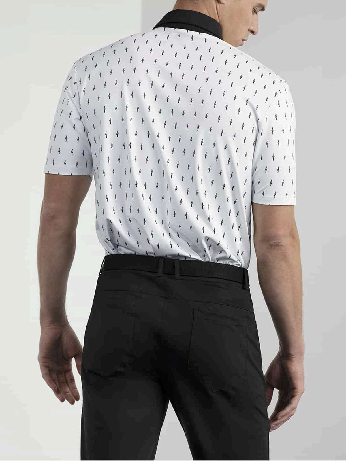 MEN'S CACTUS PRINT POLO